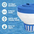 thumbnail image 4 of POINTERTECK Floating Pool Chlorine Dispenser Fits Up to 5 Pieces of 3-Inch Chlorine Tabs  Adjustable Flow Control for Small & Large Pools, 4 of 6