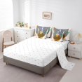thumbnail image 3 of YST Mid Century Bedding 7pcs Comforter Set, Modern Artwork Lightweight Bedding Accessories, King, 3 of 4