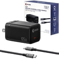 thumbnail image 1 of OXAA 65W USB C GaN Fast Charging Bundle-Includes Premium USB-C Cable, Compact Type-C Adapter, Compatible with iOS & Android Devices, Laptops & Tablets, 1 of 7