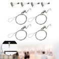 thumbnail image 1 of Elodie 4 Pieces Picture Rail Hanging System DIY Handcraft Adjustable Hooks Sturdy Frame 0.5 m, 1 of 8