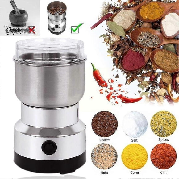 Moulin à Café Électrique 150w 220v Cuisine Céréales Grains Broyage Café Maison Noix Multifonction Be