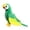 Green, variant on lionlar Adorable Parrot Toy Soft Accompany Ornament Bird Toy Realistic Macaw Green