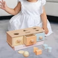 thumbnail image 4 of Esquirla Kids Box Early Educational Toy Preschool Learning Toy Object Permanence Box, 4 of 7