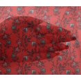 thumbnail image 4 of oneOone Viscose Chiffon Fabric Leaves & Floral Block Fabric Prints By Yard 42 Inch Wide, 4 of 4