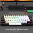 thumbnail image 4 of Clavier de Jeu Rétroéclairé RVB, Clavier Filaire Rétroéclairé Multicolore avec Sensation Mécanique, Conception Ergonomique, Prêt à l'Emploi pour 10, Mac OS X, 4 of 7