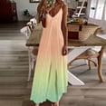 thumbnail image 1 of Ovzne Robes Grande Taille pour Femmes aux Courbes Robe Robes d'Été pour Femmes Imprimé Sans Manches Col Rond Robe Robes Décontractées Robe pour Femmes Imprimée Liquidation, 1 of 5
