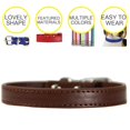 thumbnail image 4 of Faux Leather Collar Metal Buckle Pet Collar Adjustable Pet Collar for Small Dogs, 4 of 10