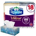 thumbnail image 1 of Royale Velour Facial Tissue, 18 Flat Boxes, 88 Tissues per box, 1 of 9