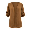 thumbnail image 5 of PENGXIANG Cardigan Ouvert pour Femmes Manches Courtes Léger Habillé Veste Décontractée d'Automne, 5 of 5