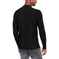 thumbnail image 2 of INC International Concepts Men’s Ribbed Button Neck Sweater (Black, 3XL), 2 of 2