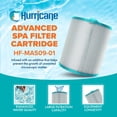 thumbnail image 2 of Hurricane Filters HF-MAS09-01 Cartouche de Filtre de Spa Avancée de Remplacement pour PMA40L-F2M Master Spas, Legacy, Freedom, et Autres Modèles Compatibles, 2 of 6