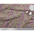thumbnail image 2 of Soimoi Modal Satin Fabric Brush Stroke Abstract Print Fabric by Yard 42 Inch Wide, 2 of 3