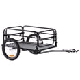thumbnail image 1 of VEVOR Remorque de Vélo, Capacité de Charge de 160 Lb, Chariot-Bicyclette Robuste, Rangement Pliable Compact et Dégagement Rapide avec Attelage Universel, Roues de 16 Pouces, Réflecteurs Sécuritaires, Convient aux Roues de Vélo de 22 Pouces-28 Pouces, 1 of 9