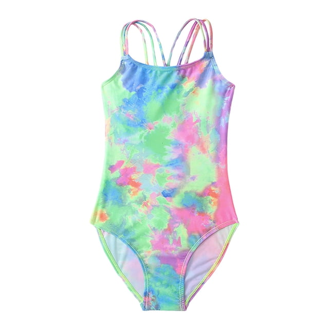 Maillot de Bain Fille 1 Pce Séchage Rapide Mignon Mignon Tenue de Bain Maillots de Bain 12-13 Ans