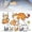 B, variant on TIELUTT Scratch Cat Car Stickers Cute Cat Car Stickers and Stickers Cat Bumper Stickers Funny Vehicle Window Foam Space Stickers Stickers for Boys and Girls Little Boxes Nine Girl Stickers Chemistry