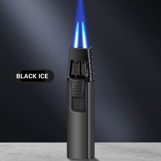 EARKITY Torcher Lighter, Portable Brightfire, Jet Lighter, Turbine Torcher Lighter, Torch Gas Flame Lighter, Inflatable Gas Waterproof Windproof Jet Torch Lighter for Candle Camping BBQ Kitchen