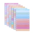 thumbnail image 1 of Shopping List Notepads Multi-Colored Planner, 6pcs 5.12x3.15in Office Study Notepad Book with Clipboard for Gifts, 1 of 6