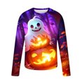 thumbnail image 4 of Pisexur Chandails en Molleton Oversize d'Halloween pour Hommes Chandails en Molleton Graphiques de Festival Amusants Manches Longues Chandail Décontracté Col Rond Chandail en Molleton Grande Taille P-6TG, 4 of 5