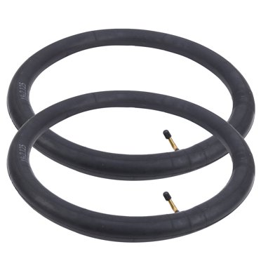 Fosa Inner Tube W/Valve, Black Elasticity Tire Tube W/Bend Valve Bicycle Inner Tube, 2Pcs For Folding Bike Bicycle