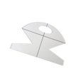 thumbnail image 1 of facefd Acrylic Bowl Wrap Cookies Basket Template for Sewing Patchwork Ruler 10 inch, 1 of 9