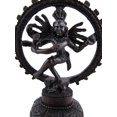 thumbnail image 4 of Ebony Finish Nataraj Dancing Shiva Hindu Statue Diwali, 4 of 4