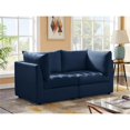 thumbnail image 4 of Meridian Furniture Jacob Canapé Modulaire en Velours Bleu Marine, 4 of 10