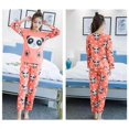 thumbnail image 4 of OUSITAID Pyjama à Imprimé de Dessins Animés pour Femmes et Dames, Mode Printemps et Automne, Pur Coton, Manches Longues, Col Rond, Chandail à Enfiler, Pantalon, Grande Taille, Ensemble de Service à Domicile, 4 of 7