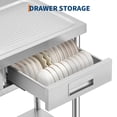 thumbnail image 4 of EDTara Évier Utilitaire Autoportant en Acier Inoxydable, Évier Commercial à Bol Unique avec Établi Gauche et Robinet, 4 of 7