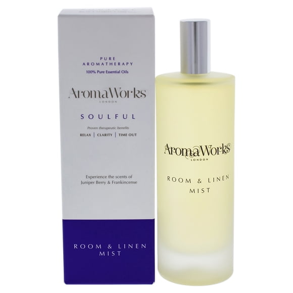 Soulful Room Mist by Aromaworks for Unisex - 3.38 oz Room Spray