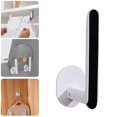 thumbnail image 1 of Oleegame 1PC Spoon And Lid Rest Kitchen Free Punchless Pot Cover Storage Rack Multi Function Cutting Board Rack Plastic Wrap Roll Paper Hook Black, 1 of 9