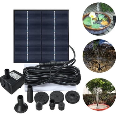 Solar pump pond pump solar fountain water feature ornamental fountain fountain garden
