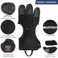 thumbnail image 3 of Mumian Archery Gloves Leather Three Finger Protector Archery Protective Gear Accessories, 3 of 7