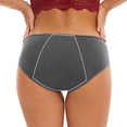 thumbnail image 4 of MeetoTime 3 Pack Womens Panties Stretchy Soft Full Coverage Briefs Comfortable Mid-Waist Underwear, 4 of 8