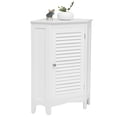 thumbnail image 1 of Gymax Corner Storage Cabinet Free Standing Bathroom Cabinet w/ Shutter Door, 1 of 10