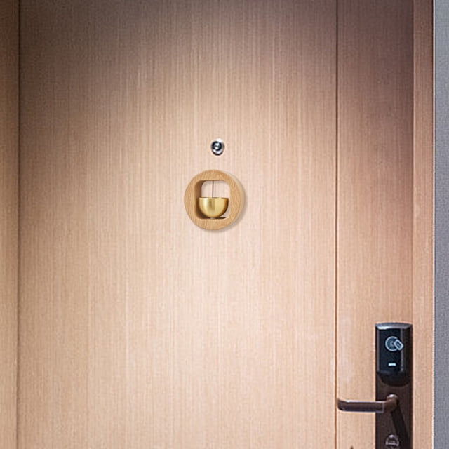 PRETXORVE Sonnette de Porte en Bois Magnétique Type de Porte Rappel d'Entrée Magnétique