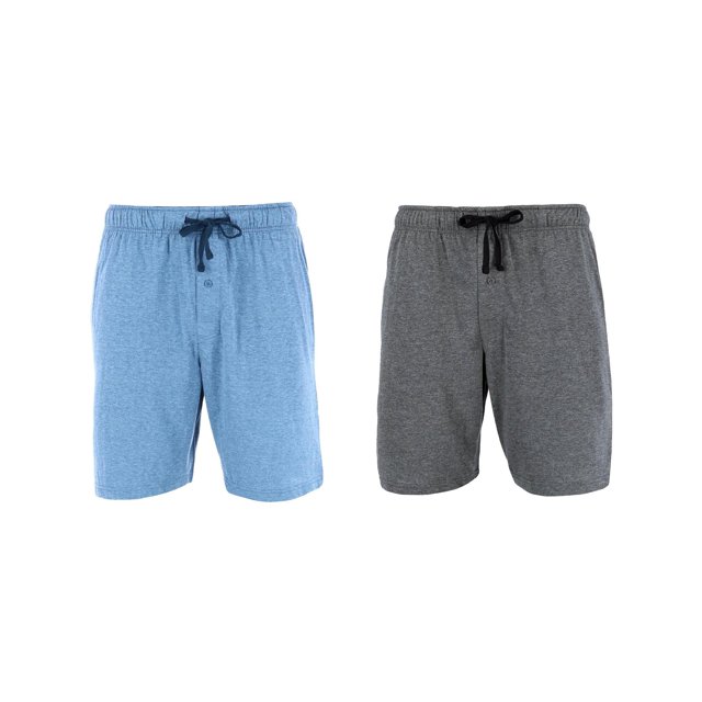 Hanes Short de Pyjama en Tricot (Lot de 2) (Grande Taille pour Hommes)