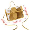 thumbnail image 3 of RXIRUCGD Clear Purses For Women PVC Messenger Handbag Transparent Crossbody Purse Bag For Concert Sports Events and Amusement, 3 of 6