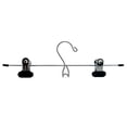 thumbnail image 2 of Mainstays Adult Heavy-Duty Metal Pant/Skirt Hangers with Clips (3 pack), 2 of 7