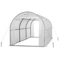 thumbnail image 1 of Plexalife Deluxe Walk-In Tunnel Greenhouse with White Cover, 1 of 7