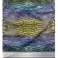 thumbnail image 1 of Soimoi Moss Georgette Fabric Snake Animal Skin Print Fabric by The Yard 42 Inch Wide, 1 of 3
