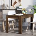 thumbnail image 3 of vidaXL Dining Table Brown Oak 140x74.5x76 cm Engineered Wood, 3 of 4