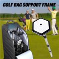 thumbnail image 3 of Baohd Tige de Support de Sac de Club de Golf de Voyage à Grand Application Fiable et Polyvalente Réglable Blanc, 3 of 6
