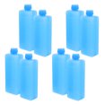 thumbnail image 3 of Shisuyan 12pcs Reusable Ice Packs: Cooling Crystal Boxes Freezer Blocks Case For Lunch Boxes Coolers Meal Prep Empty Cold Packs For School Work Travel Sky-Blue, 3 of 8