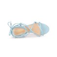 thumbnail image 4 of BLISSFUL STEP Sandales à Petits Talons à Brides et à Lacets pour Femme Bleu Ciel (Taille 7,5), 4 of 7