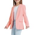 thumbnail image 4 of Veste Blazer pour Filles 3-14 Ans à Manches Longues Manteau Formel avec Poche, 4 of 8