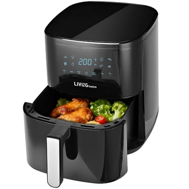 6.9QT Air Fryer, Oil Free Airfryer with 8 Presets, Touchscreen, 175℉-400℉ Adjustable Temp, Auto Shut-off, Overheat Protection and Non-Stick Basket, 1500W