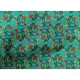 thumbnail image 4 of oneOone Cotton Poplin Fabric Leaves & Floral Block Print Sewing Fabric BTY 56 Inch Wide, 4 of 4