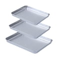 thumbnail image 2 of Luzkey Plaque de Cuisson en Acier Inoxydable Construction Robuste Surface Brossée Polyvalente Plateau de Four Rectangulaire pour Cuisson Restaurant, 2 of 8