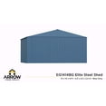 thumbnail image 4 of Arrow Elite 14 x 14 x 8 ft Blue Grey Steel Storage Shed, 4 of 9