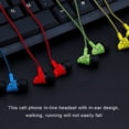 thumbnail image 3 of ziyahi Phone Music Wired Earphone In-ear Headphone Wire Control Cellphone 3.5mm Plug Earbuds Headset, 3 of 9